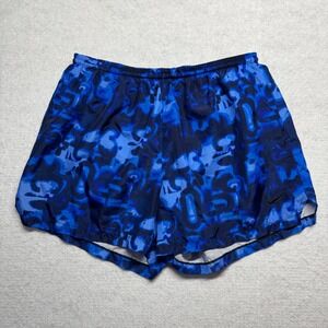 Vintage Nike Swim Trunks Suit Board Shorts  Blue Geometric Liner Men's Size XL